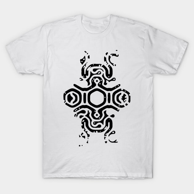 Colossus Weak Point - black sigil T-Shirt by HtCRU